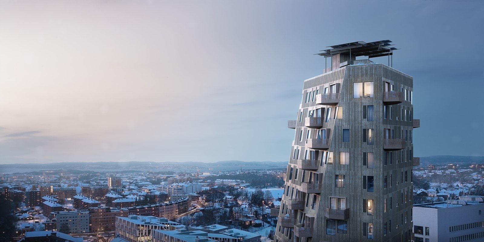 Vertikalen Nydalen: Snøhetta on suunnitellut modernin kompleksin, jossa keskitytään innovatiiviseen arkkitehtuuriin ja kestäviin ratkaisuihin.