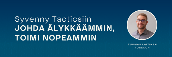 Syvenny Tacticsiin - Johda älykkäämmin, toimi nopeammin