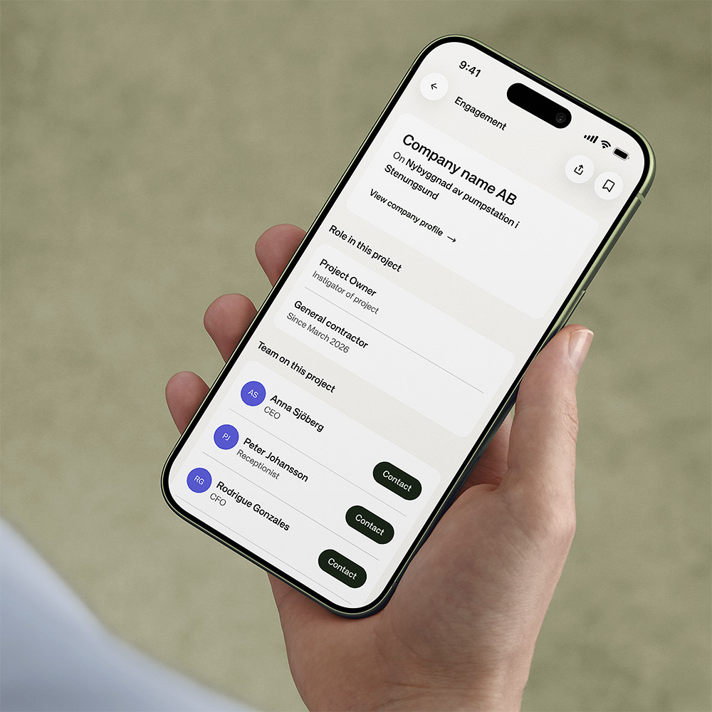 Nätverka mockup