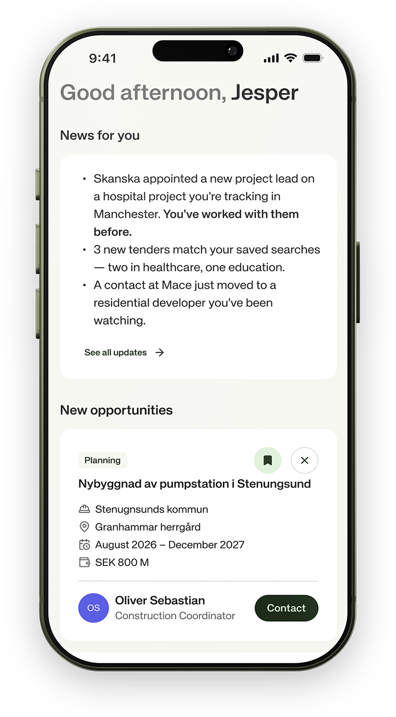 Byggfalta app preview